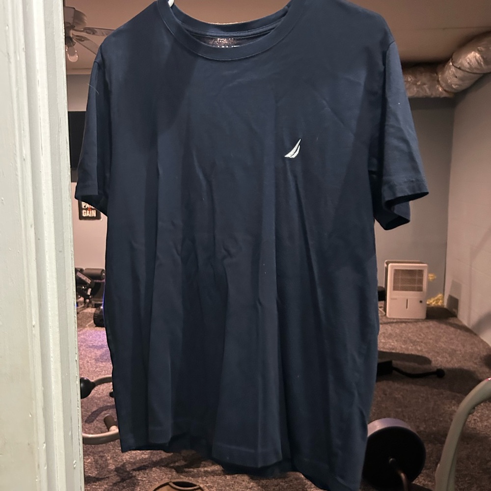 Nautica Men's Navy Blue T-Shirt